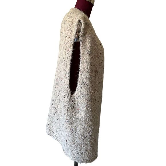 Sundance Coastal Secrets Vest Alpaca Blend Open Front size Large Cream - Picture 8 of 9